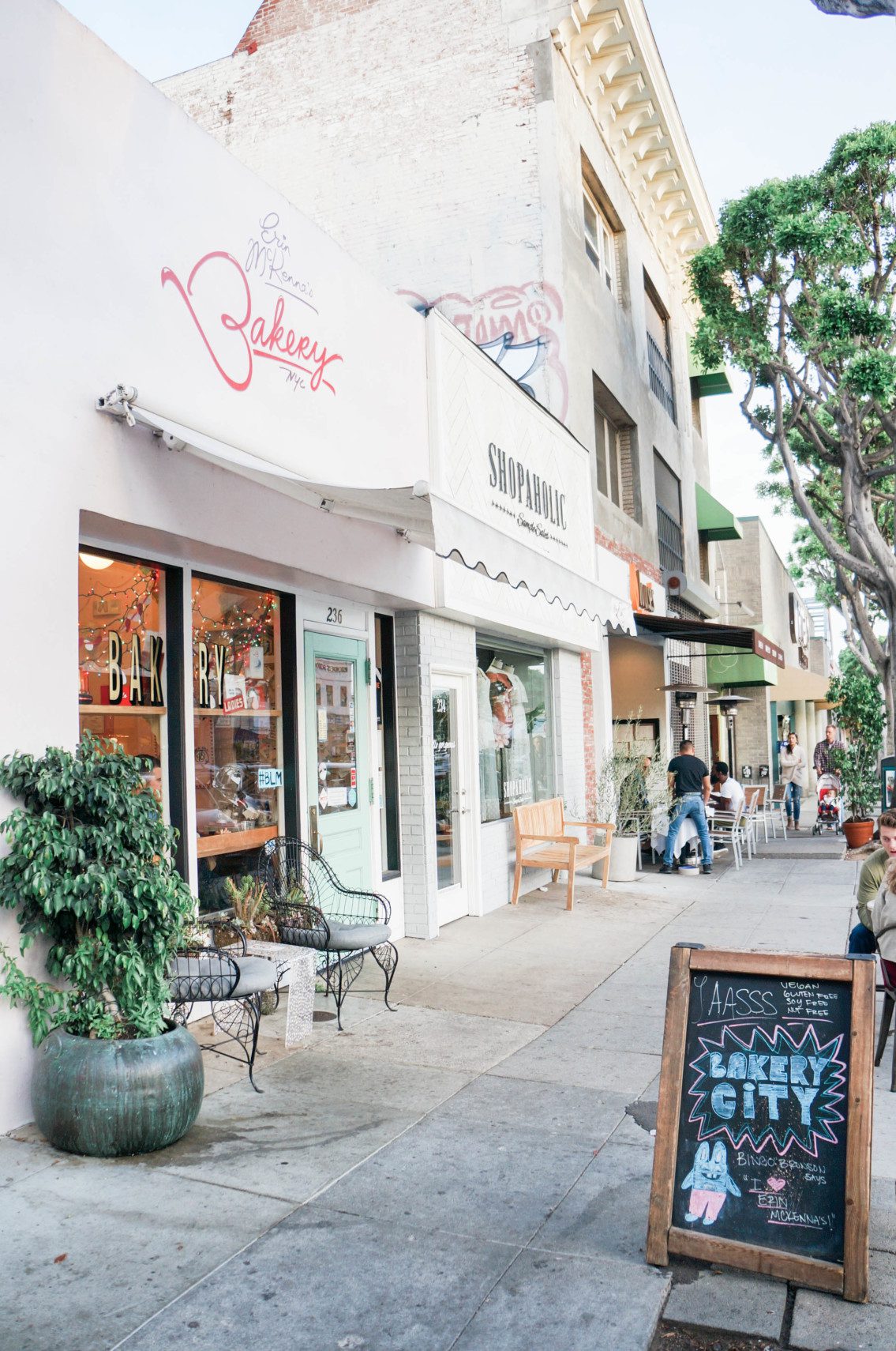 Where to eat, play, and shop in Larchmont Village, a quaint tree-lined street near the Hancock Park neighborhood of Los Angeles.