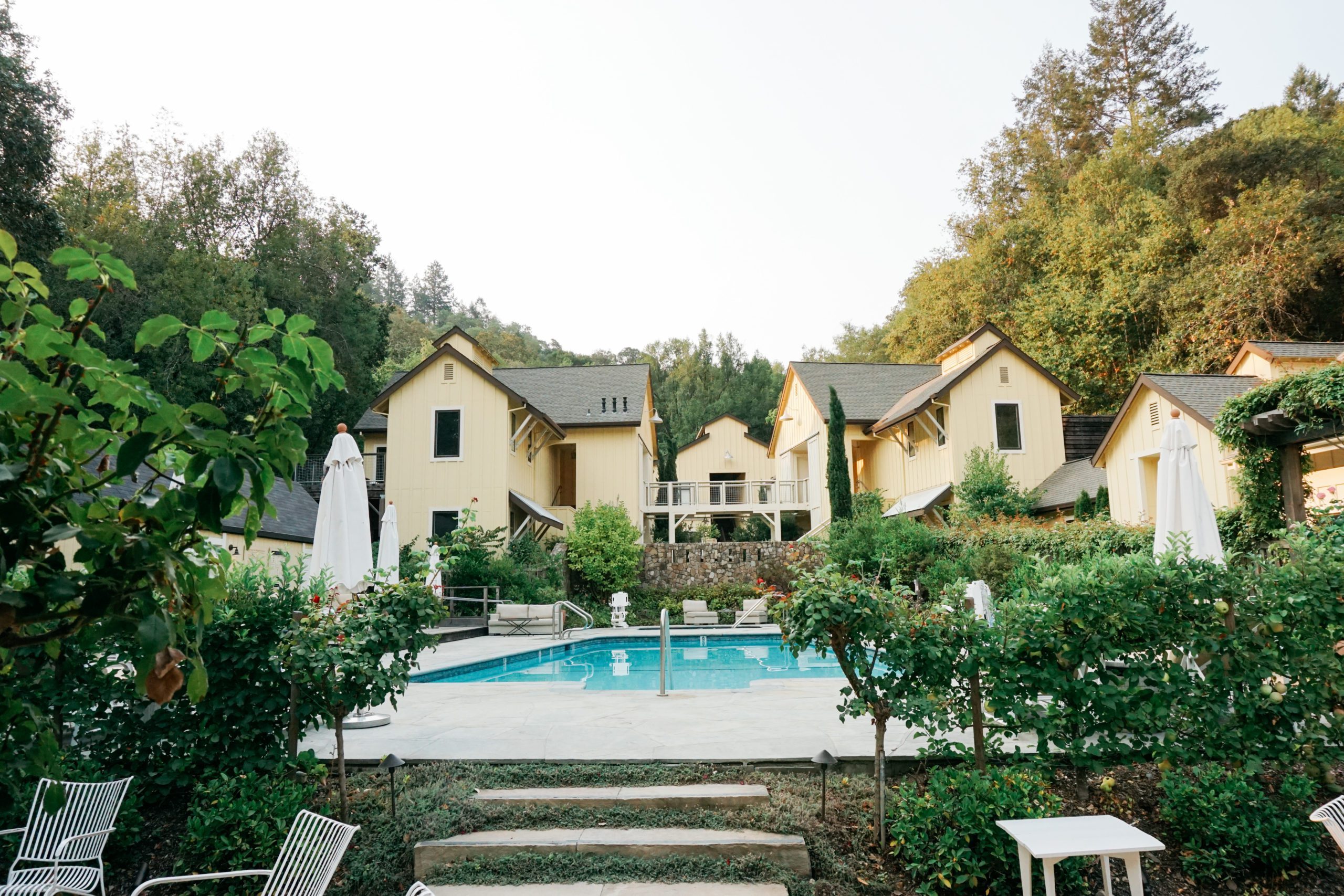 Farmhouse Inn is a luxury boutique hotel in Sonoma with a Michelin star restaurant